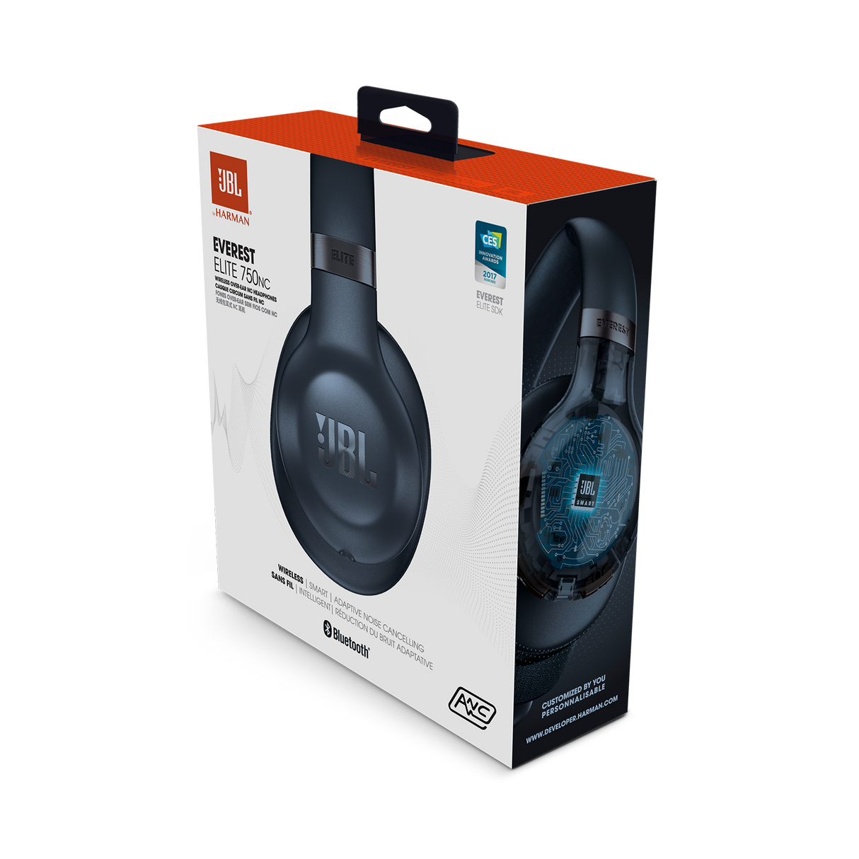 Belaidės ausinės JBL Everest Elite 750NC Ausinės JBL AUTOGARSAS.LT