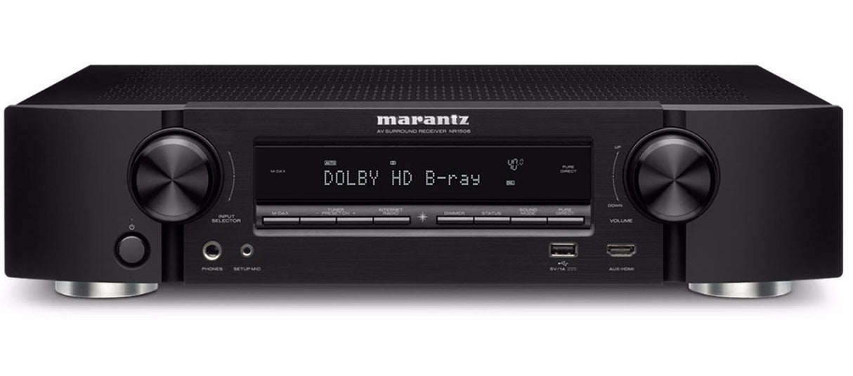 Tinklinis AV resyveris Marantz NR1506 5.2, 5x50W Namu kinas Marantz AUTOGARSAS.LT