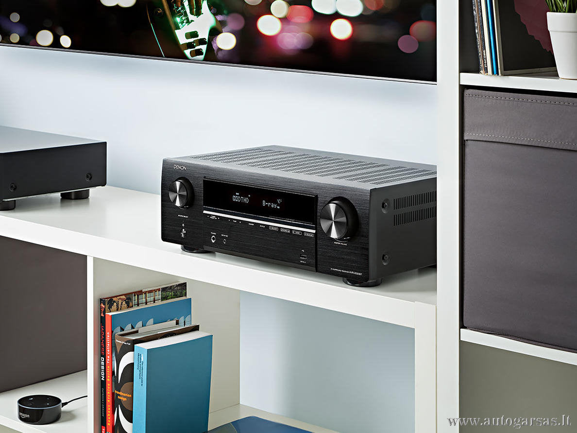 AV resyveris Denon  AVR-X550BT 5.2 kanalo namų kino stiprintuvas 5x130W su Bluetooth Namu kinas Denon AUTOGARSAS.LT