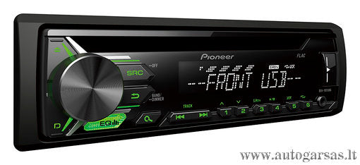 Magnetola automobiliui Pioneer DEH-1901UBG, CD, USB, AUX Magnetolos Pioneer AUTOGARSAS.LT