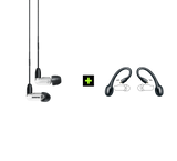 Shure AONIC 3 TRUE WIRELESS EARPHONE BUNDLE,  Ausinių ir belaidžių ausinių adapterio rinkinys (įvairių spalvų) - balta