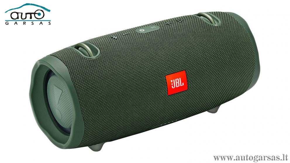 Nešiojama belaidė garso kolonėlė JBL Xtreme 2 su Bluetooth 2x20W, 15 valandų grojimo, atspari vandeniui Kolonėlės JBL AUTOGARSAS.LT