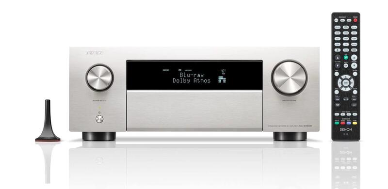 Denon AVC-X4800H, 9.4 kanalų AV imtuvas - stiprintuvas (įvairių spalvų)- premium silver