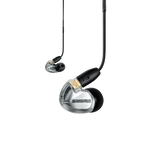 Shure SE425 WIRELESS, belaidės In-Ear tipo ausinės su išorinių garsų slopinimo funkcija- priekis