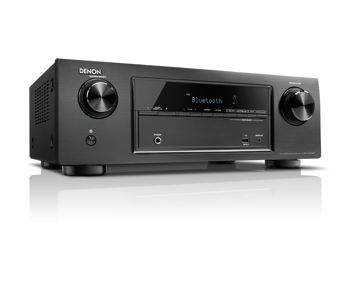 AV resyveris Denon AVR-X520BT 5.2 HD, 5x130W su Bluetooth Namu kinas Denon AUTOGARSAS.LT
