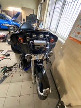 Harley Deividson motociklas garso aparatūra Autogarsas.lt
