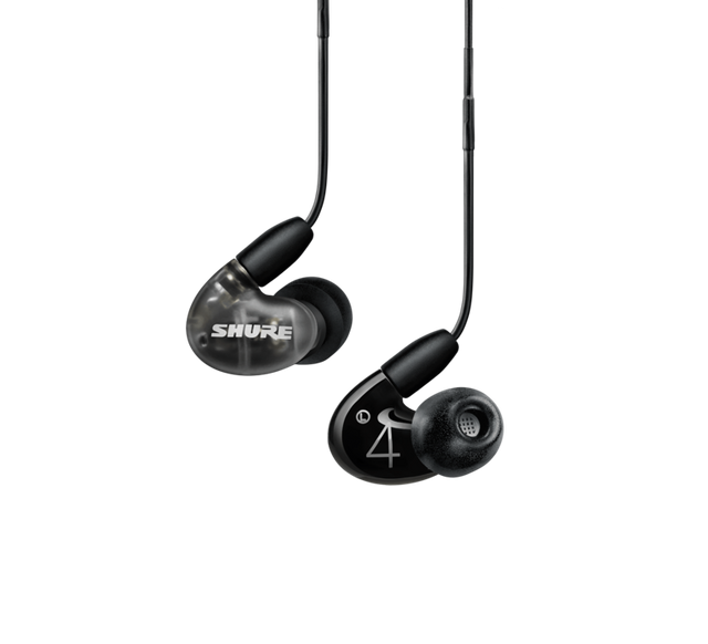 Shure AONIC 4, In-Ear tipo ausinės su išorinių garsų slopinimo funkcija (įvairių spalvų)- Black