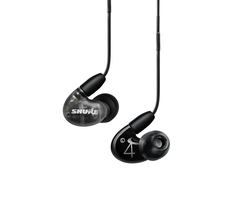 Shure AONIC 4, In-Ear tipo ausinės su išorinių garsų slopinimo funkcija (įvairių spalvų)- Black