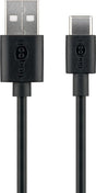 Goobay USB - C tipo įkrovimo ir duomenų perdavimo kabelis 1.0m Laidai Goobay AUTOGARSAS.LT