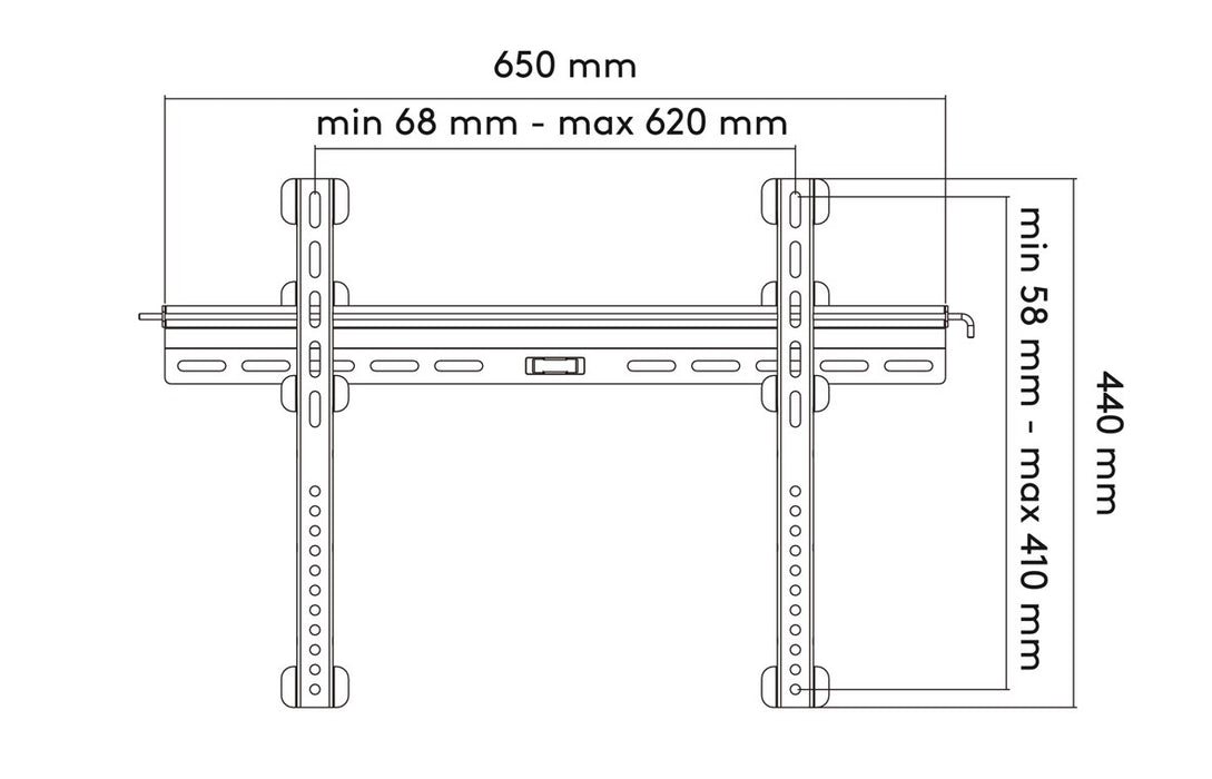 GooBay 67820 TV EasyFix XL+, TV sieninis laikiklis - schema