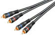 Goobay Stereo RCA 2x RCA, signalinis 3 m. RCA kabelis