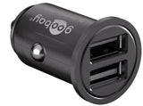 Dvigubas USB įkrovimo adapteris automobiliui Goobay 4.8A Priedai Goobay AUTOGARSAS.LT