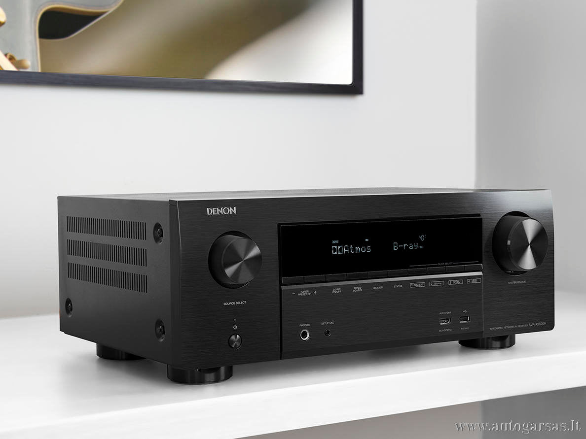 AV resyveris Denon AVR-X2500H 7.2 kanalo namų kino stiprintuvas 7x95W Namu kinas Denon AUTOGARSAS.LT