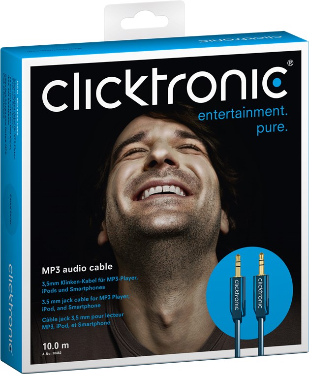 Clicktronic (10 m.), MP3 audio kabelis