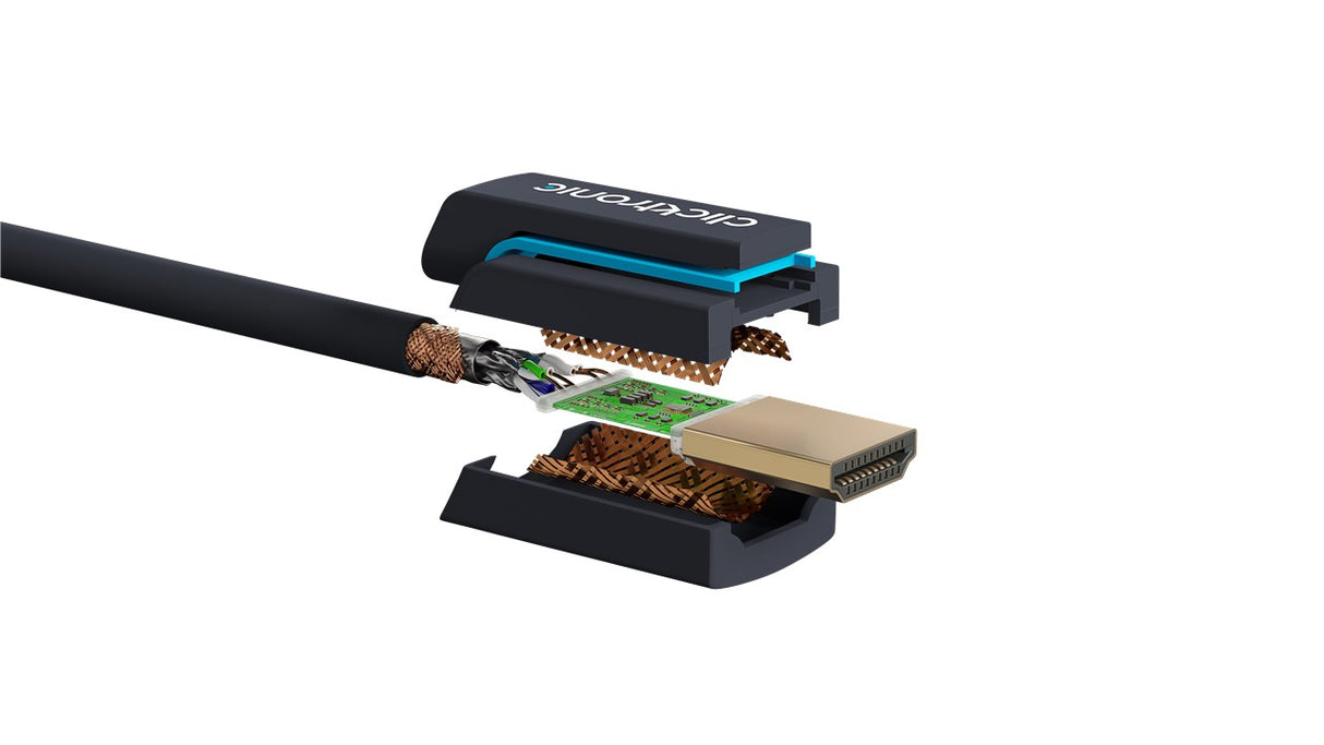 Clicktronic High Speed HDMI™ , singalinis HDMI kabelis- pjūvis