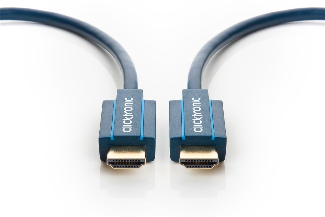 Clicktronic didelės spartos HDMI kabelis su Ethernet ir Ultra HD, 1.5m Laidai Clicktronic AUTOGARSAS.LT