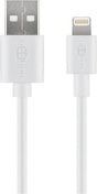 Goobay USB Lightning Apple iPhone/iPad įkrovimo ir duomenų perdavimo kabelis 1.0m Laidai Goobay AUTOGARSAS.LT