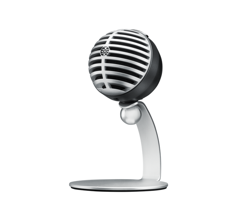 Shure MV5, skaitmeninis mikrofonas ant stovo