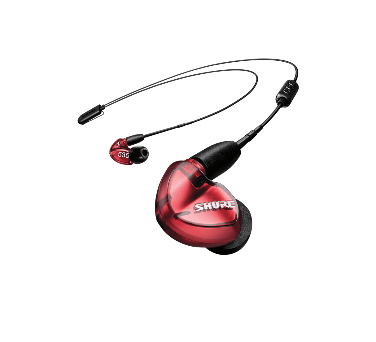 Shure SE535, Ausinės (įvairių spalvų) - raudona