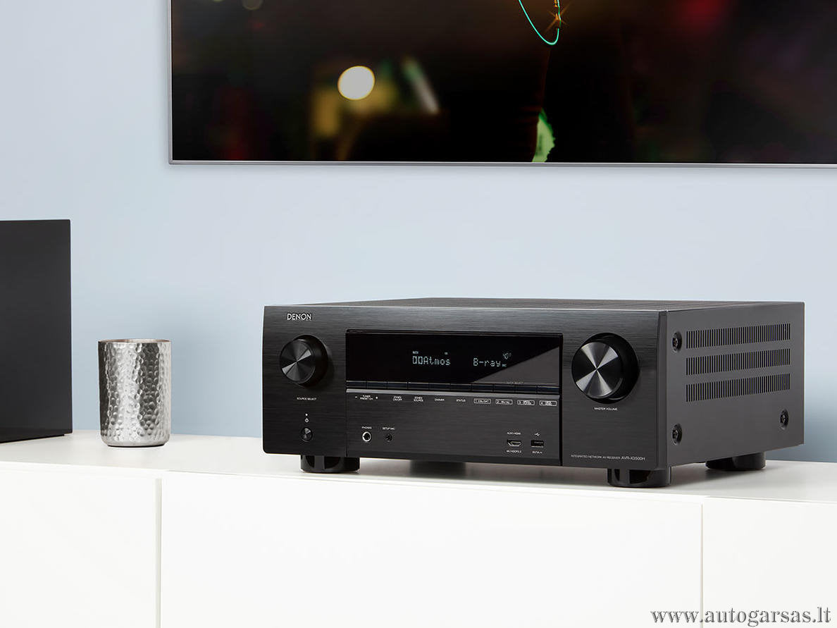 AV resyveris Denon AVR-X3500H 7.2 kanalo namų kino stiprintuvas 7x105W Namu kinas Denon AUTOGARSAS.LT