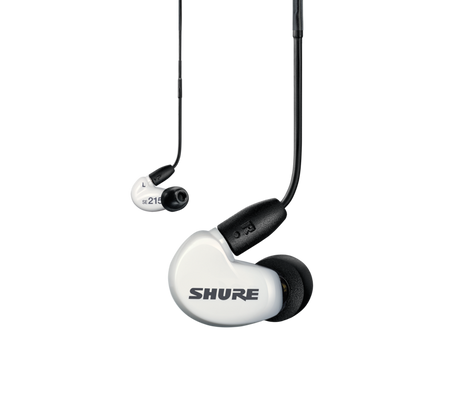Shure SE215-CL WIRELESS, belaidės In-Ear tipo ausinės su išorinių garsų slopinimo funkcija (įvairių spalvų)- bata