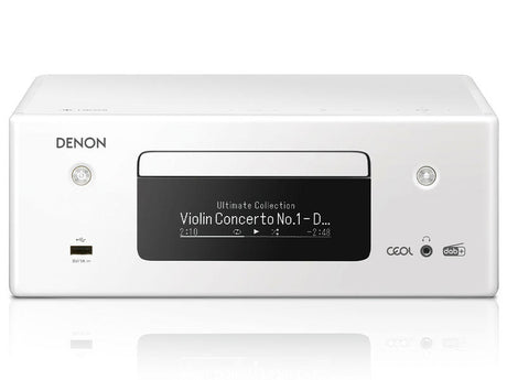 Denon RCDN-11 DAB, Stereo AV imtuvas su CD grotuvu (įvairių spalvų)- balta