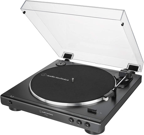 Audio-Technica  AT-LP60X, automatinis patefonas - juoda