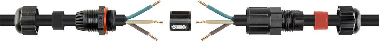 Goobay 7,5cm IP68, kabelio konektorius 1/3