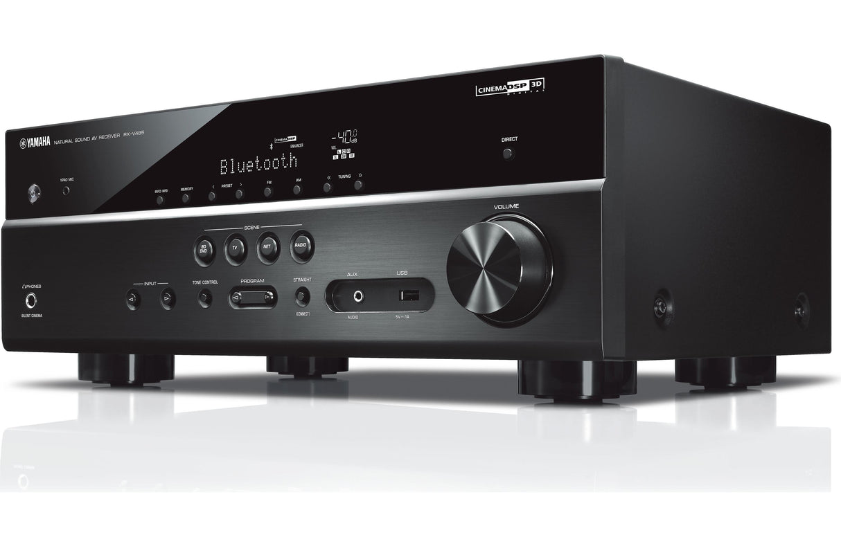 Yamaha RX-V485 5.1 kanalo AV namų kino stiprintuvas resyveris 5x160W Wi-Fi Namu kinas Yamaha AUTOGARSAS.LT