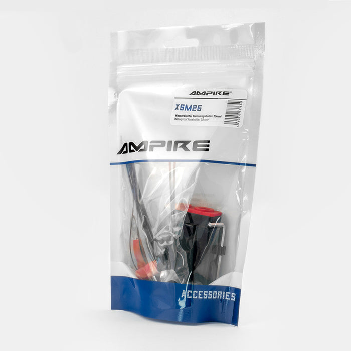 Ampire XSM25,  Fuse-Kit 25mm² with AFS fuse (Mini-ANL), autombolinis saugiklių rinkinys- pakuotė