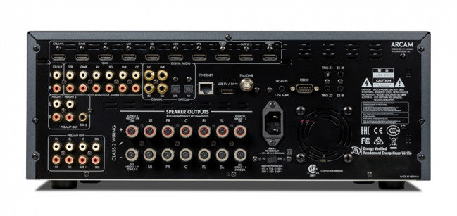 ARCAM AVR390, AV resyveris- stiprintuvas - Galas