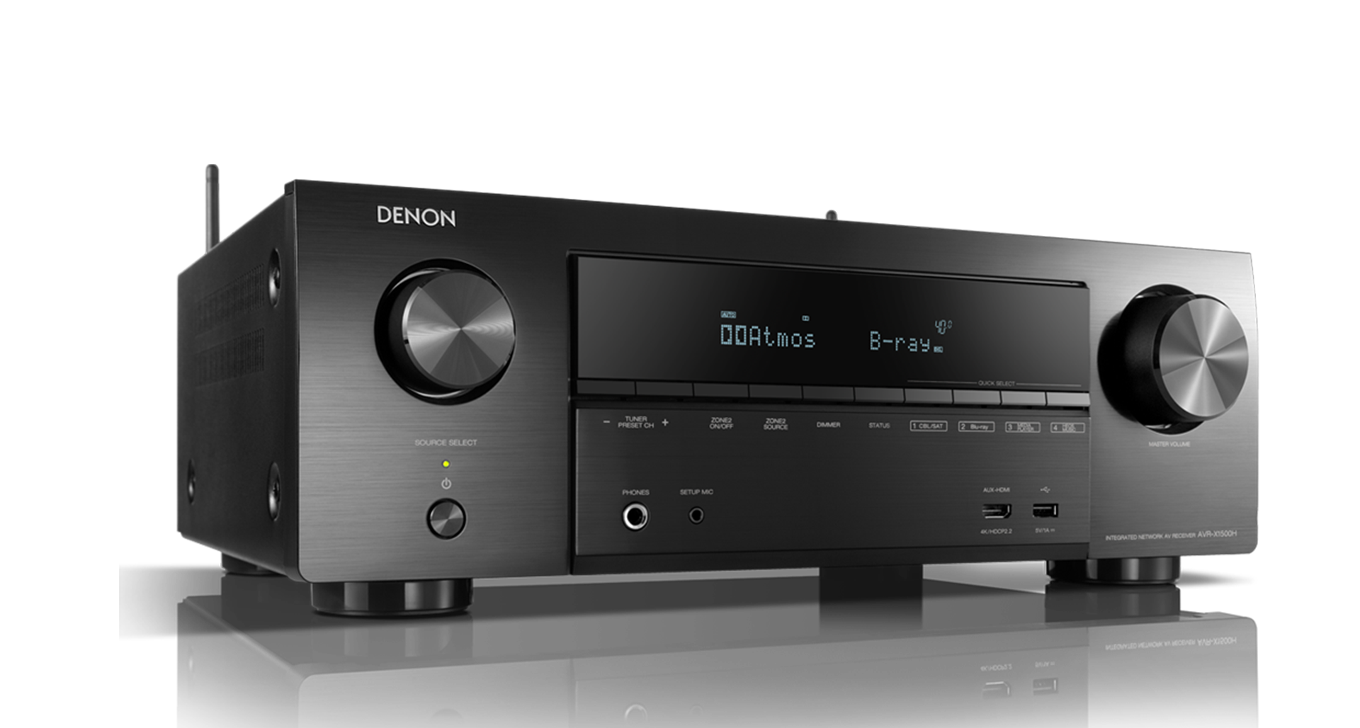 AV resyveris Denon AVR-X1500H 7.2 kanalo namų kino stiprintuvas 7x145W Namu kinas Denon AUTOGARSAS.LT