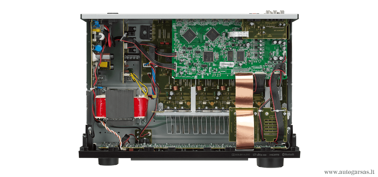 AV resyveris Denon AVR-X250BT 5.1 kanalo namų kino stiprintuvas 5x130W su Bluetooth Namu kinas Denon AUTOGARSAS.LT