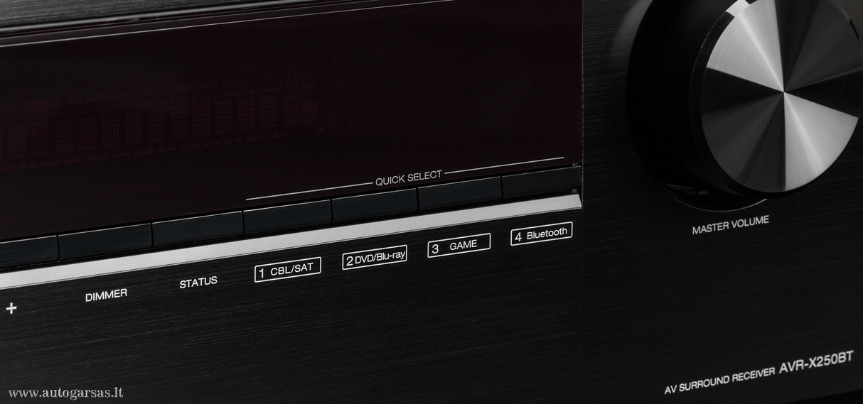 AV resyveris Denon AVR-X250BT 5.1 kanalo namų kino stiprintuvas 5x130W su Bluetooth Namu kinas Denon AUTOGARSAS.LT