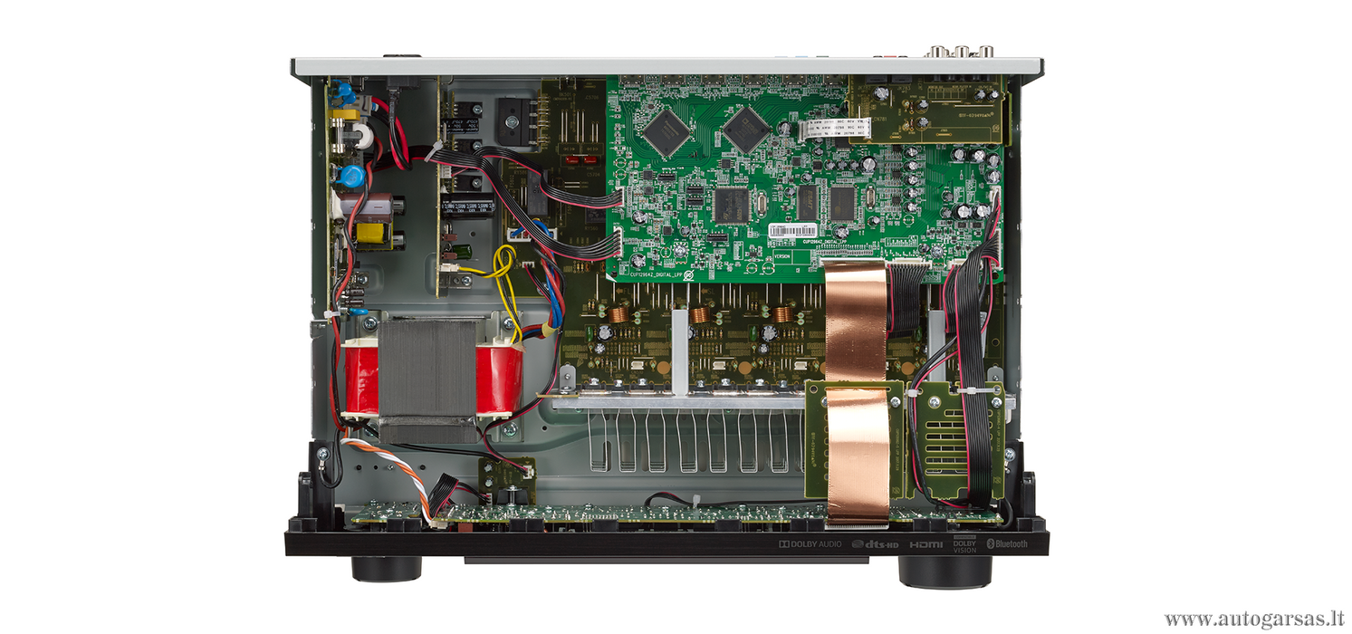 AV resyveris Denon  AVR-X550BT 5.2 kanalo namų kino stiprintuvas 5x130W su Bluetooth Namu kinas Denon AUTOGARSAS.LT