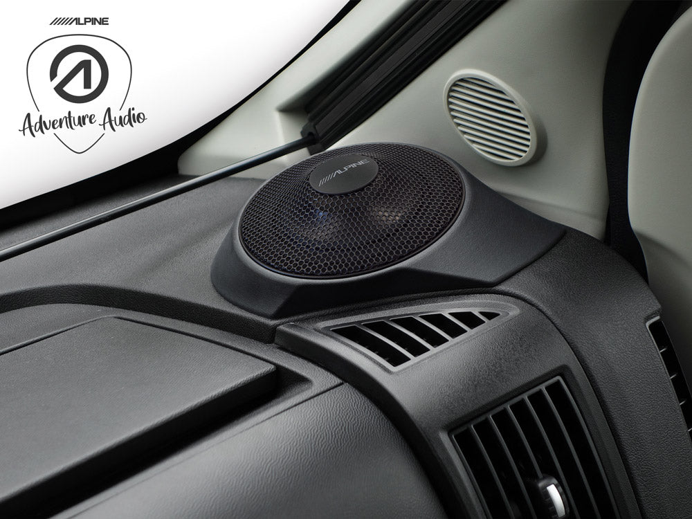 Alpine SPC-R100-DU, automobilinis radialinis garsiakalbis skirtas Fiat Ducato- sumontuota