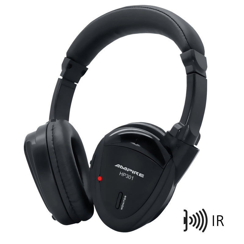 Ampire HP301 Dual Source IR, belaidės Over-Ear tipo ausinės