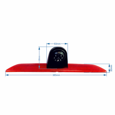 Ampire KV-TRANSIT-4G, Ford Transit galinio vaizdo kamera su stabdžių žibintu