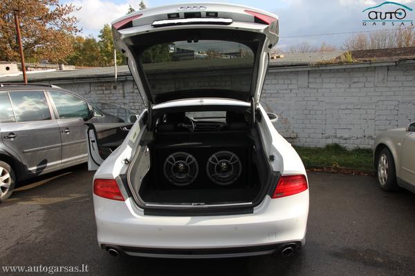 Audi A7 subvuferiai Ground zero