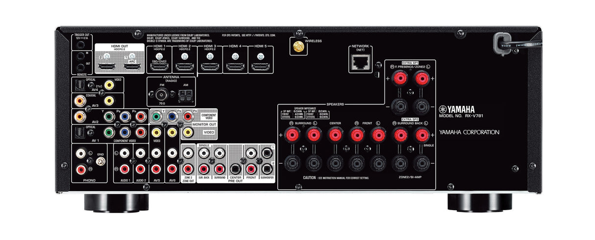 Tinklinis namų kino stiprintuvas Yamaha RX-V781 7.2 MusicCast Namu kinas Yamaha AUTOGARSAS.LT