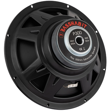 Bass Habit P300, automobilinis žemų dažnių elementinis garsiakalbis