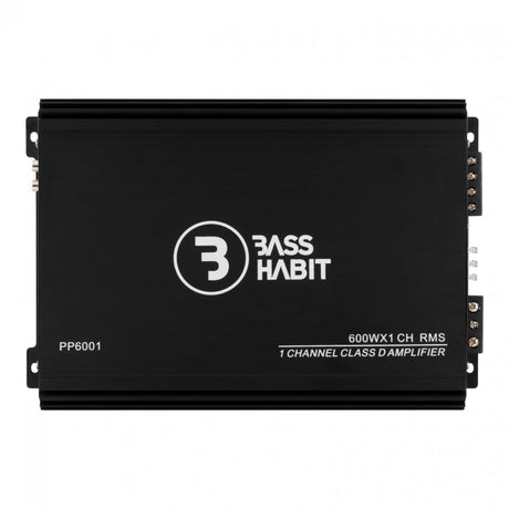 Bass Habit Play Power 600.1, automobilinis mono garso stiprintuvas 600W RMS