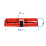 RVC CAM-E-CADDY CMOS 150°, galinė kamera - matmenys