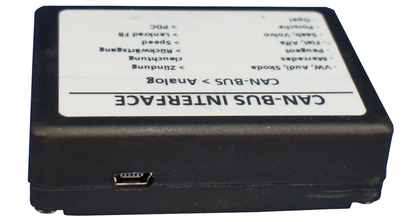 CAN-bus CX-401, Interfeisas