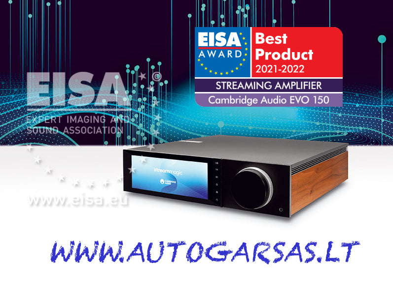 Cambridge Audio Evo 150, stiprintuvas EISA AWARD