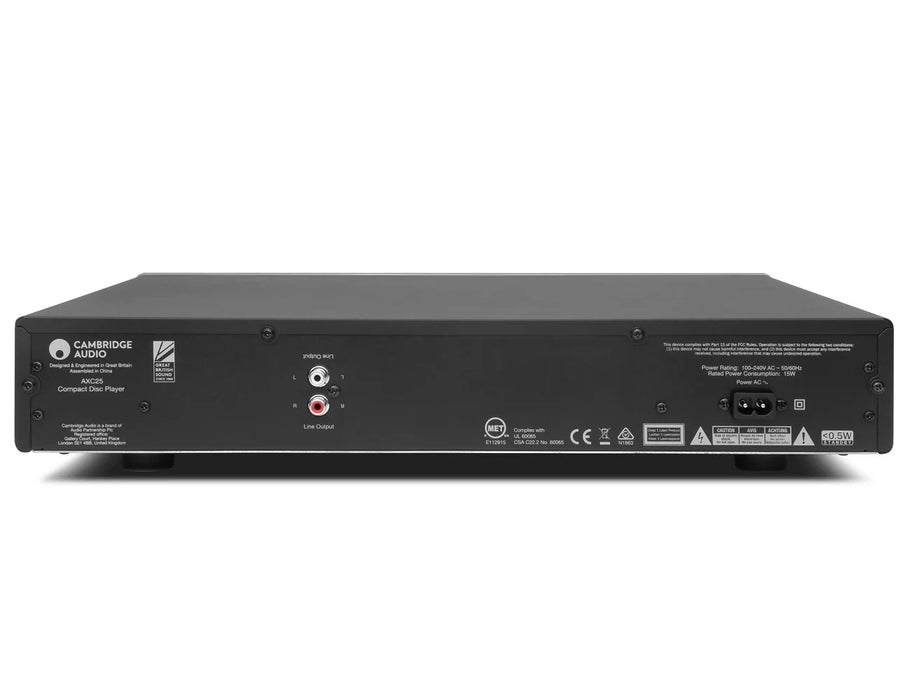 Cambridge Audio AXC25, CD grotuvas- galas