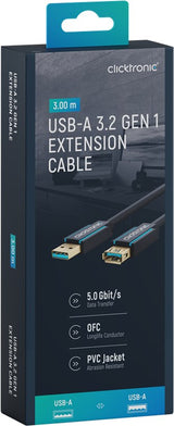 Clicktronic USB-A, prailgintuvas