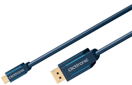 Clicktronic USB-C DisplayPort, kabelis- adapteris
