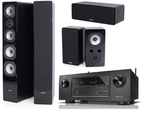 Copy of Namų kino komplektas - stiprintuvas Denon AVR-X2600H , su kolonėlėm Dynavoice Challenger M-65, C-5, S-5 EX (v.4)