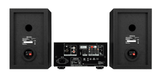 Denon D-T1, Stereo Radijo imtuvas su CD ir kolonėlėmis (įvairių spalvų)- galas